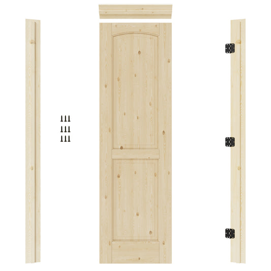Crutop Prehung Jamb for 80" High Slab - Right Handed (Pine Wood)